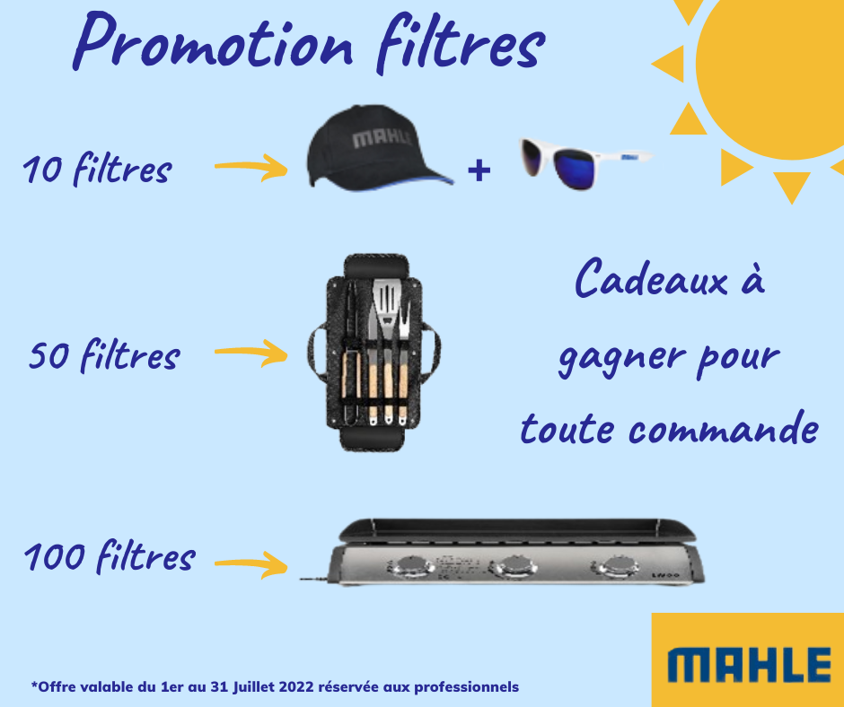 Promotion filtres MAHLE